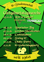 Clubgeburtstagswoche